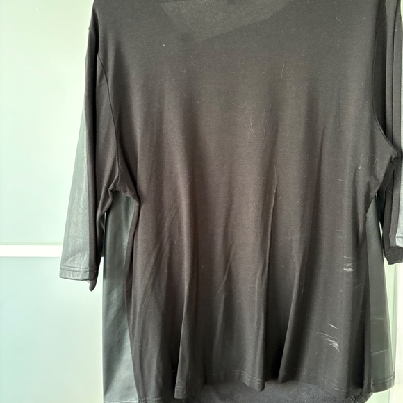 Black Mixed Media Top -Size)X-1X from Universal Standard - Picture 4 of 7